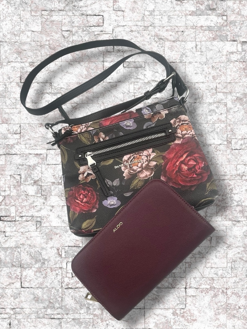 ALDO Dana Buchman Floral Crossbody Wallet Bundle Garden Girl Cottagecore